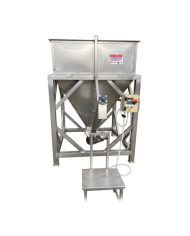 Insacchettatrice Pesatrice Semiautomatica Cereali Sementi Legumi Elettrica Acciaio Inox