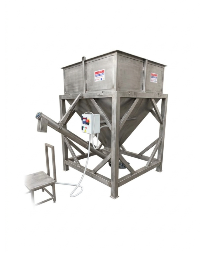 Insacchettatrice Pesatrice Semiautomatica Cereali Sementi Legumi Elettrica Acciaio Inox