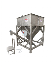 Insacchettatrice Pesatrice Semiautomatica Cereali Sementi Legumi Elettrica Acciaio Inox