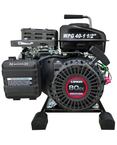 Motopompa TecnoK WPG 40, Motore 2,5 HP 80 cc, Bocca 1” 1/2, Portata 250 L/min, Prevalenza 20 m