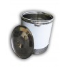 Bollitore 120 Litri con Maniche Acciaio Inox AISI 316