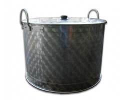 Bollitore 120 Litri con Maniche Acciaio Inox 3 Fondi