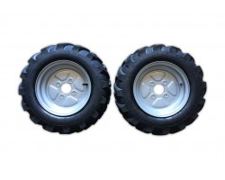 Ruote Complete 5.00-10 Fisse Coppia Ruote Complete 5.00-10 Fisse Coppia