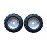 Ruote Complete 5.00-10 Fisse Coppia Ruote Complete 5.00-10 Fisse Coppia
