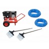 Kit 2 Abbacchiatori Motocompressore 550 Litri Tubi Aria Compressa Pneumatici