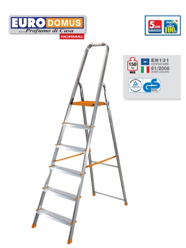 Scala Doppia Eurodomus plus Altezza 1,87 Metri